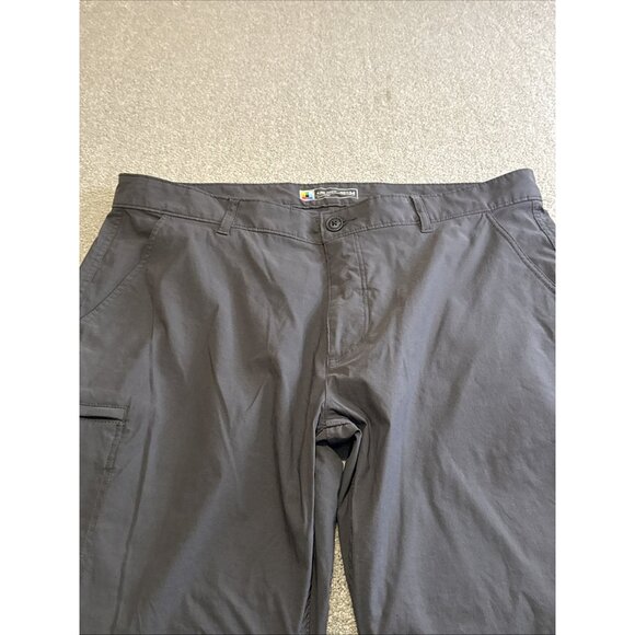 Unionbay LB Tech Pants Men's 40x34 Black Classic Fit Nylon Spandex Zip Pockets - Picture 3 of 15